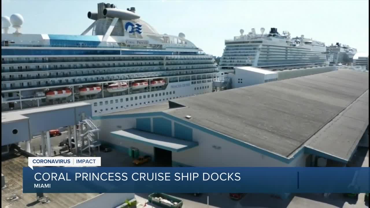 Another cruise ship with virus victims docking in Miami