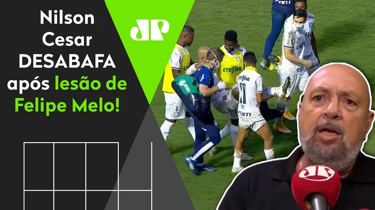 "Comemorar a LESÃO do Felipe Melo é uma IMBECILIDADE!" Narrador DESABAFA após Vasco x Palmeiras!