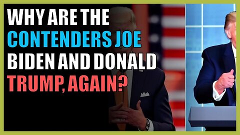 Why are the contenders Joe Biden and Donald Trump, again?