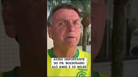 ALÔ MEI BOLSONARO GARANTE LIBERDADE PARA VOCÊS INVESTIR E BORA VOT4R 22 #shorts