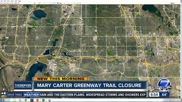 Mary Carter Greenway Trail closure