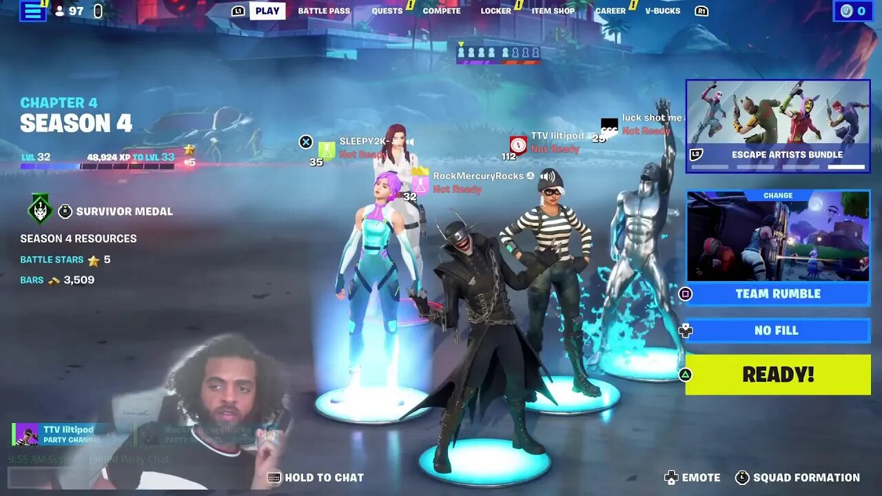 Fortnite with Rock Mercury