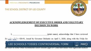 Lee Schools gets rid of document asking employees to "assume the risks" when coming back to work