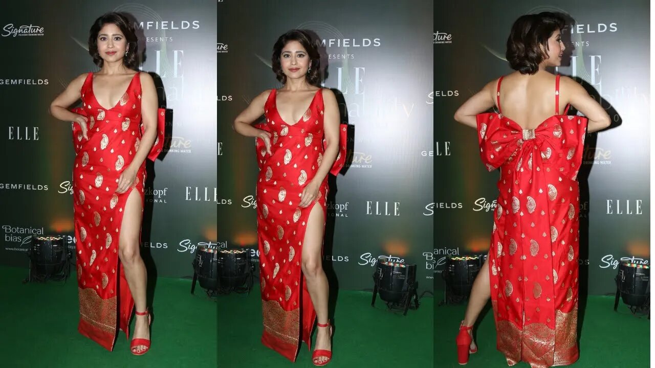 Mirzapur Actress Shweta Tripathi Arrived at Elle Sustainability Awards 🤩🔥📸