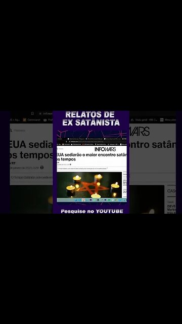 Relatos de um ex satanista parte06 #fimdostempos😱😱 #fatoscuriosos #revelação #shortsvideo