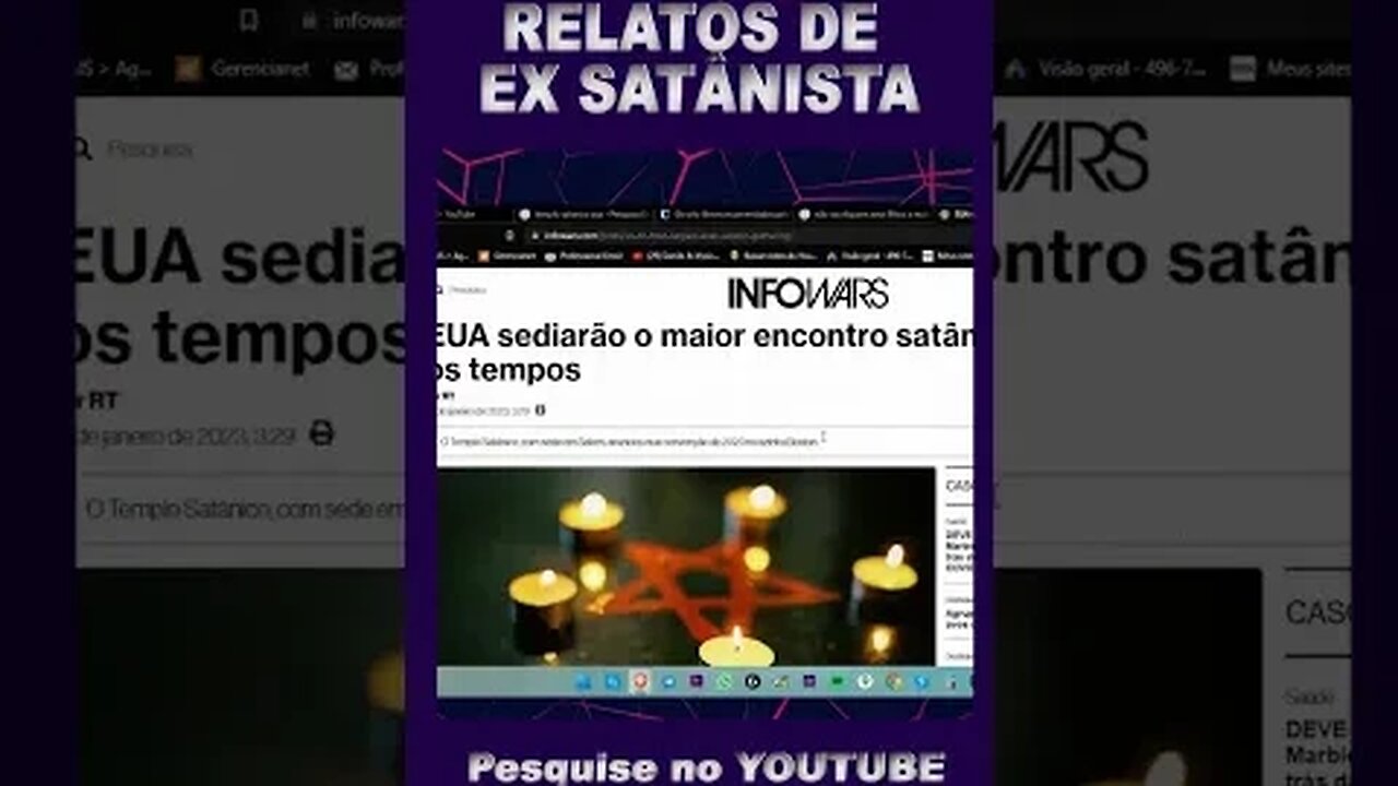 Relatos de um ex satanista parte06 #fimdostempos😱😱 #fatoscuriosos #revelação #shortsvideo