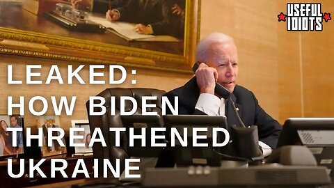 MSM Ignores Biden Tape Dismissing Ukrainian Prosecutor General and Choosing Prime Minister