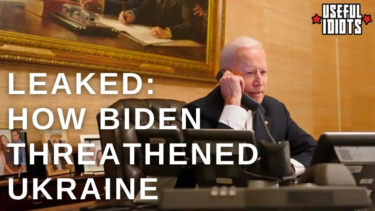 MSM Ignores Biden Tape Dismissing Ukrainian Prosecutor General and Choosing Prime Minister