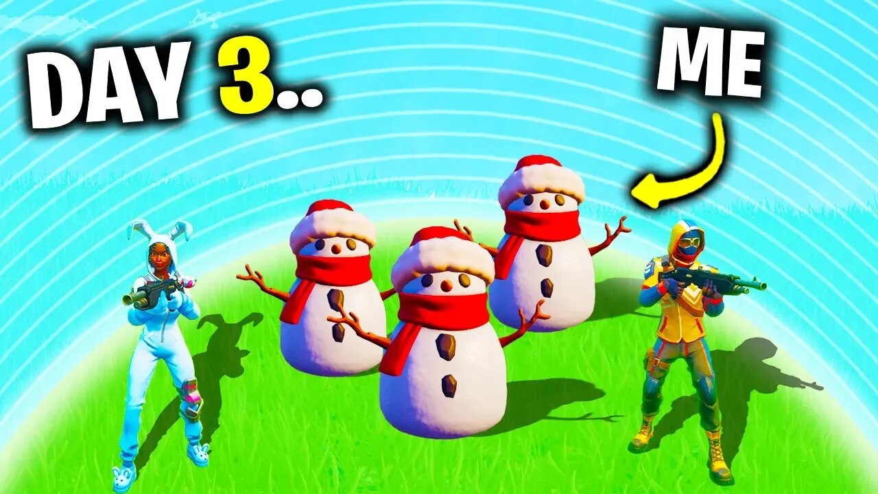 Last To Leave Snowman Wins $20,000 - Fortnite