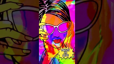 🎥🎶🎨🪬Music is life visual art animation #visualart #artwork #animation #nftarttalk #digitalart