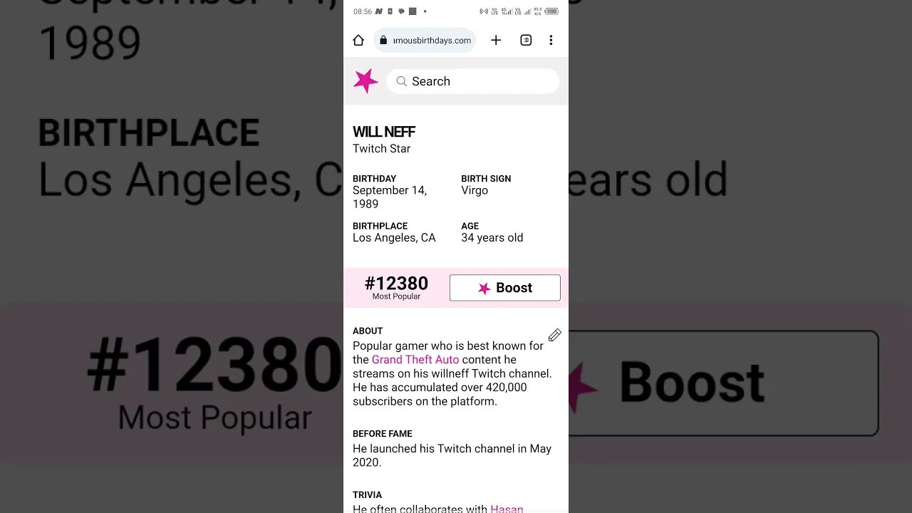 HAPPY 34 BIRTHDAY WILL NEFF Twitch Star