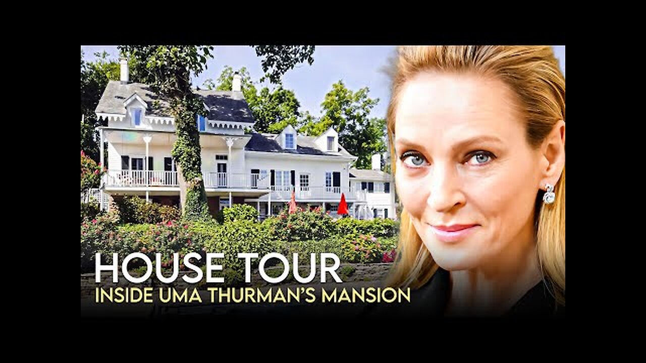 Uma Thurman | House Tour | $5 Million New York Mansion & More