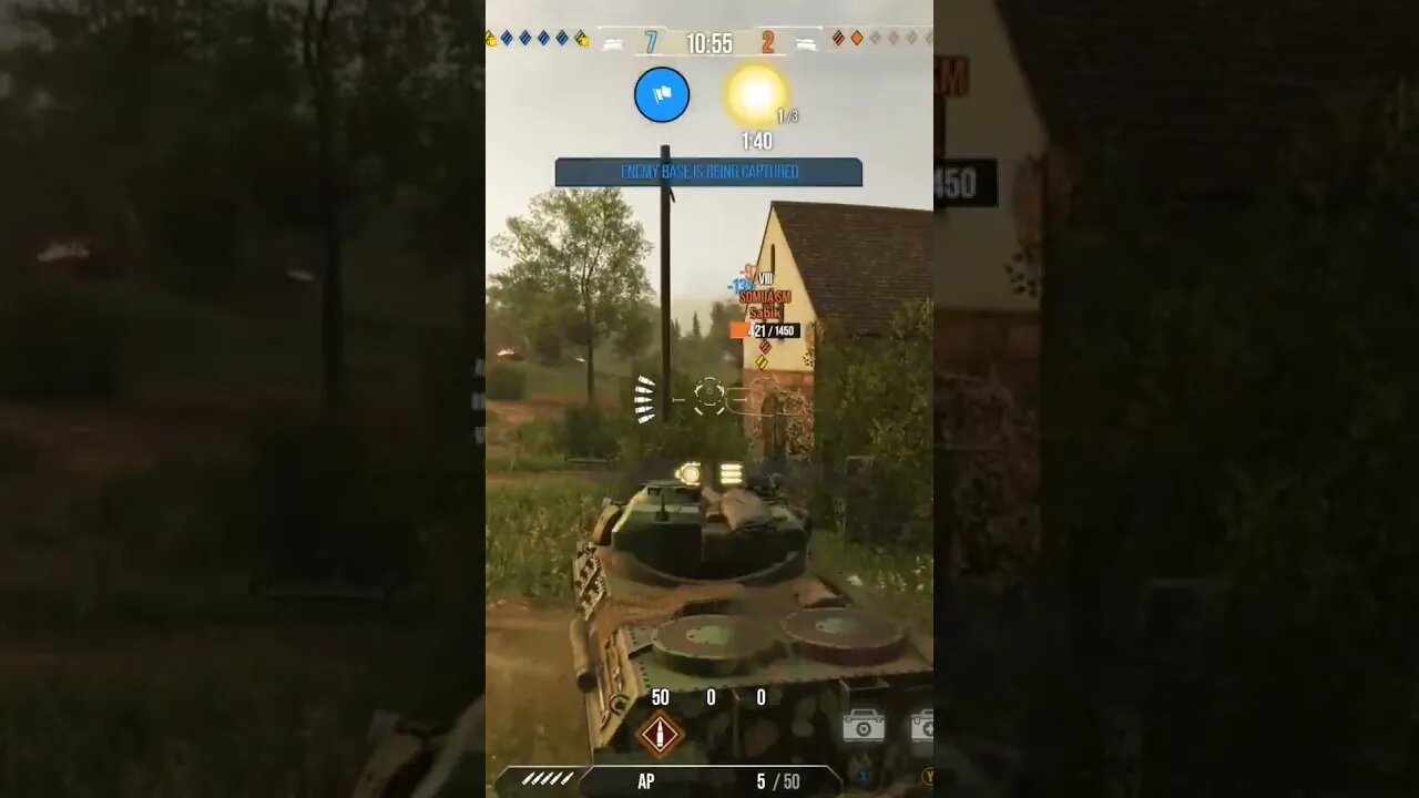 World of Tanks Xbox: Me and my partner taking this one out 😁