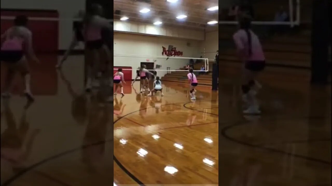 AMAZING Defense! #Volleyball Back-Heel Dig by Libero !