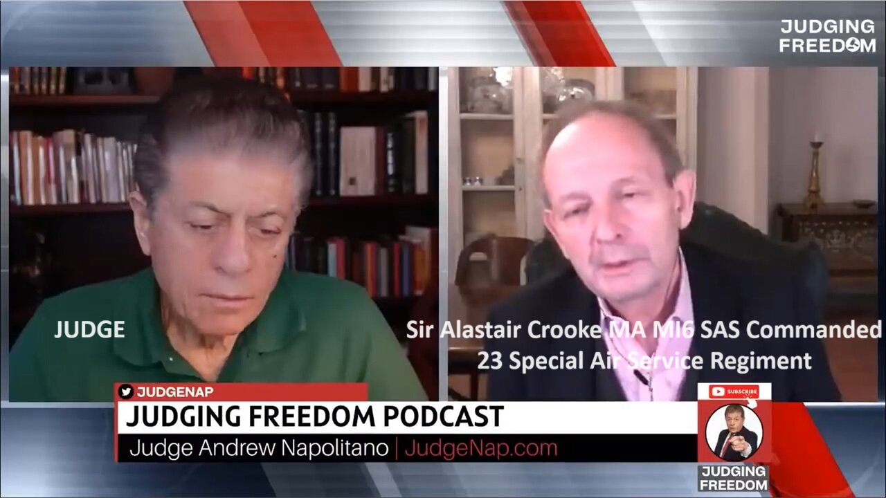 Judge w/ Sir Alastair Crooke MI6: Everything you need to know about Israel Gaza and Jews