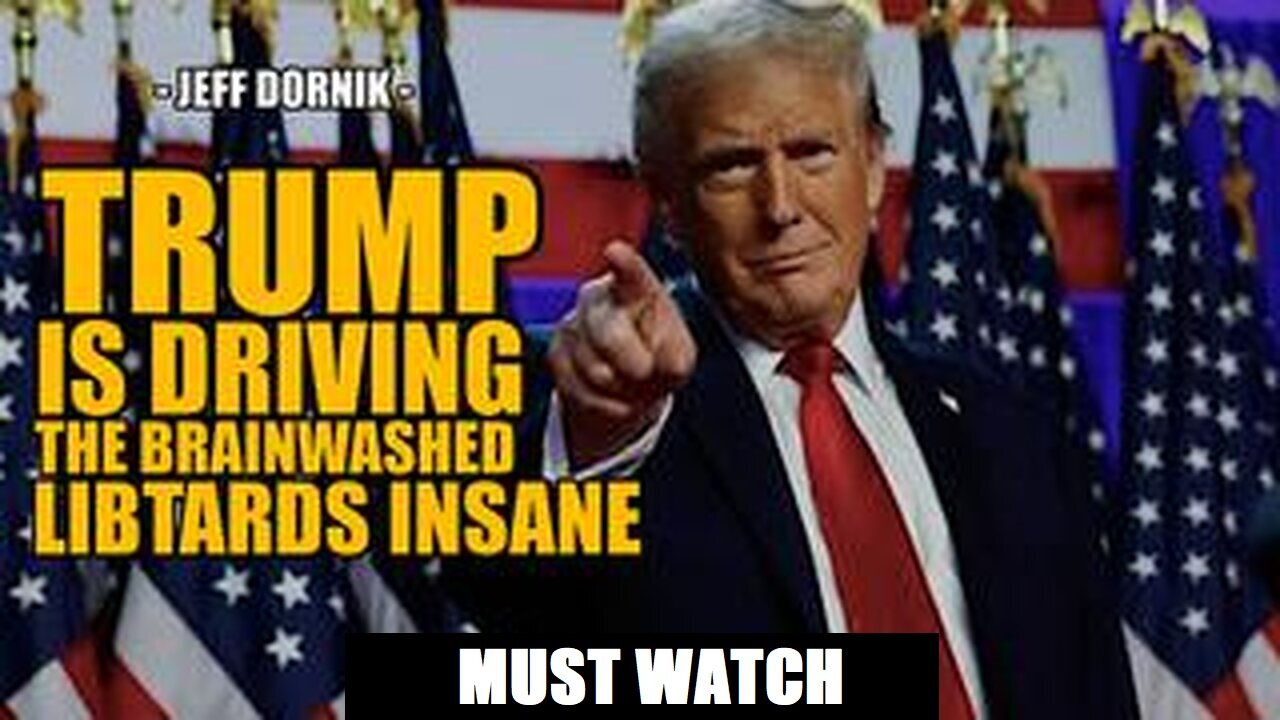 SGT REPORT: TRUMP IS DRIVING THE BRAINWASHED LIBS CERTIFIABLY INSANE! -- Jeff Dornik