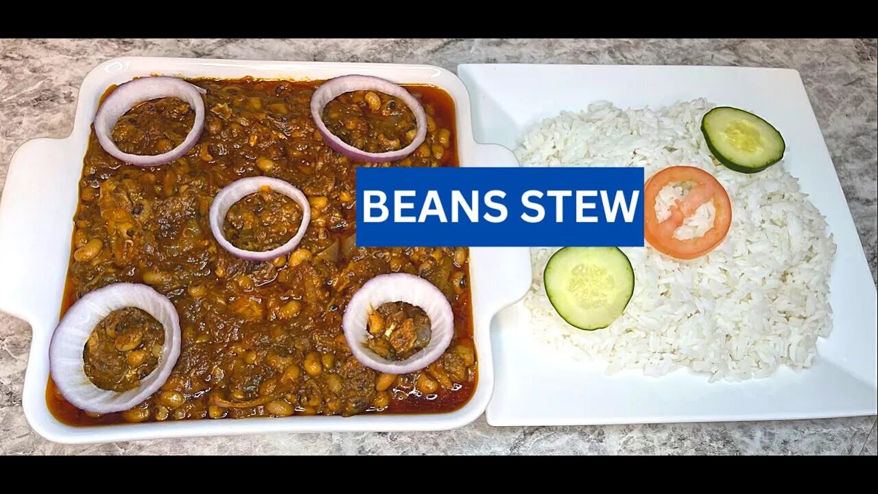 HOW TO MAKE GHANA BEANS STEW || STEP BY STEP || Subscribe, Comment, Share and Like