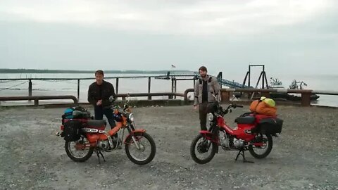 2 $$ 1,000 Miles Across Alaska! 1975 Honda CT90 vs