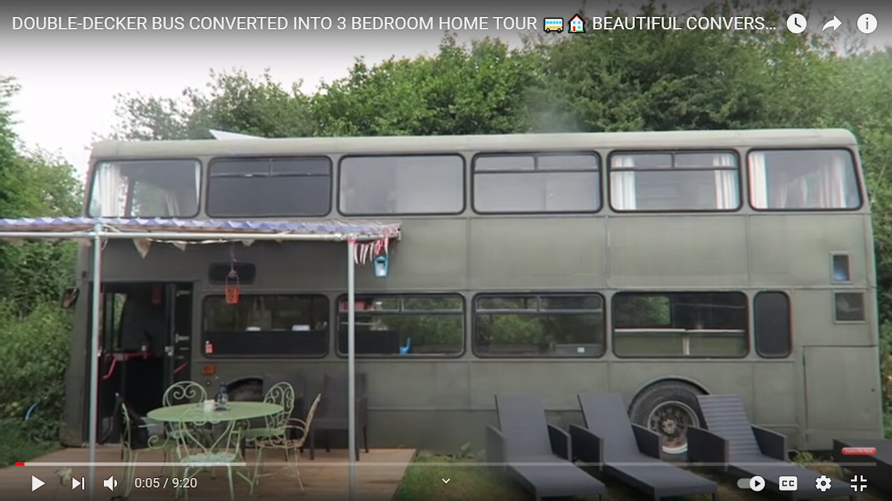 Double Decker Bus Converted Into Beautiful Home