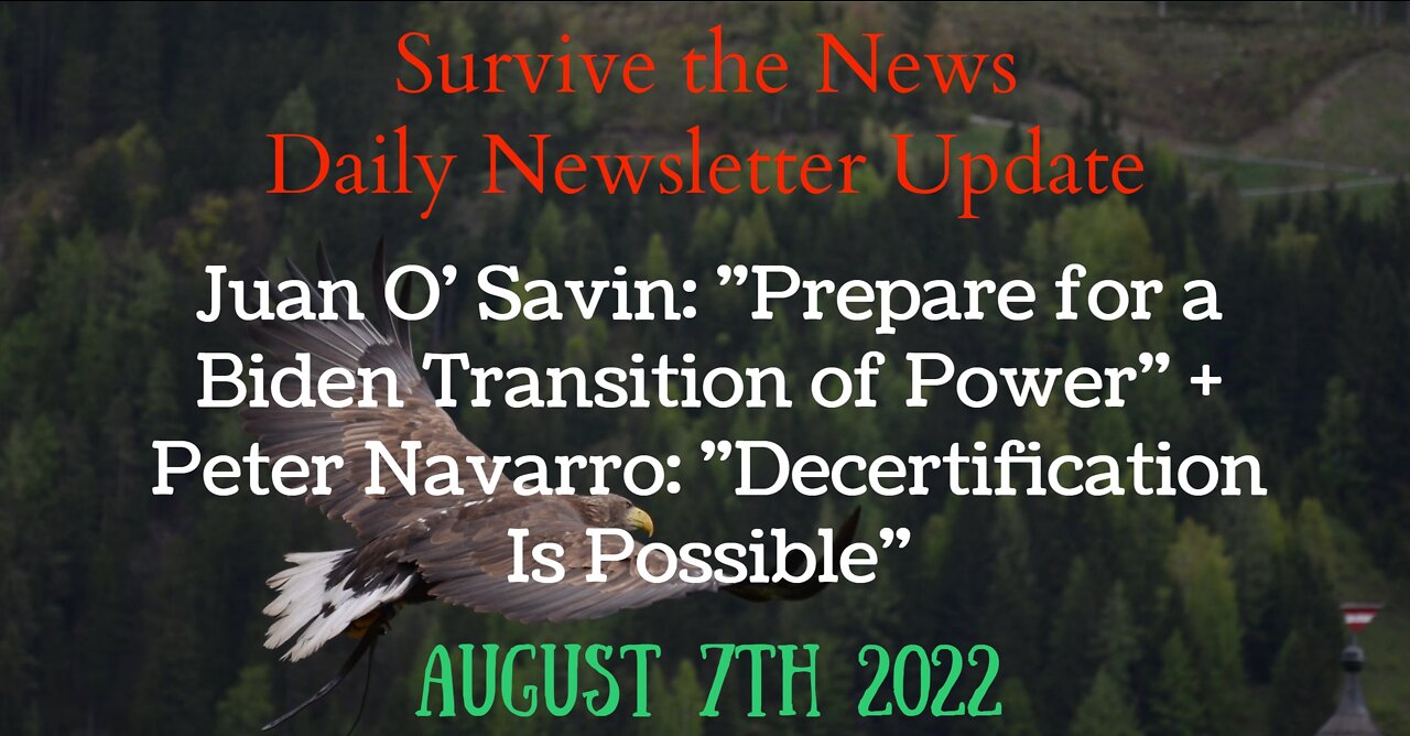 Juan O Savin "Prepare for a Biden Transition of Power" + Peter Navarro "Decertification Is Possible"