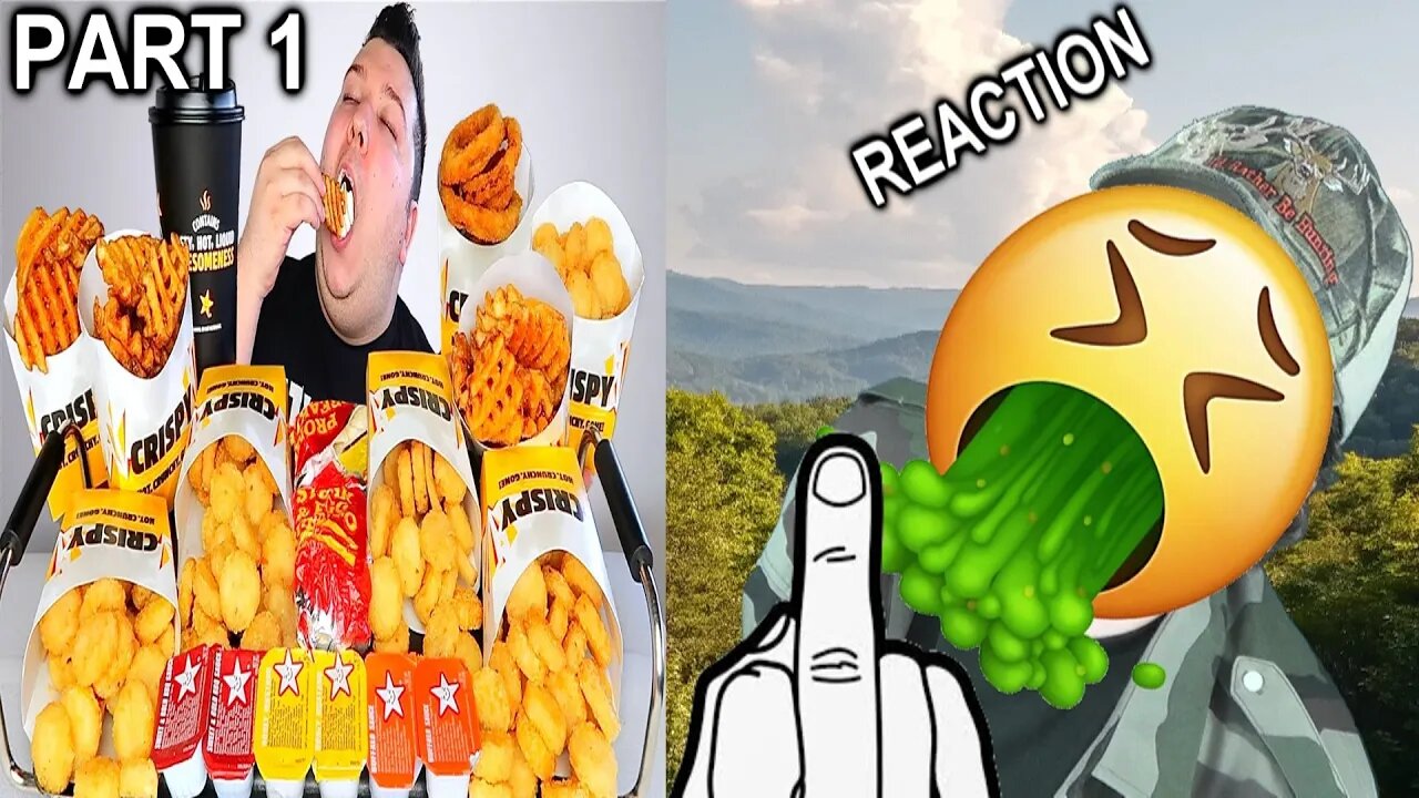 Carl's Jr. - 4,992 Calorie Cheat Day - Mukbang (More Nikocado) (Part 1) REACTION!!! (BBT)