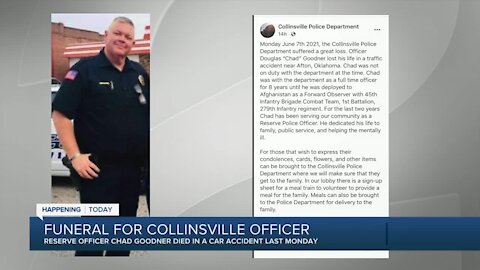 Funeral for Collinsville officer to be held Monday afternoon