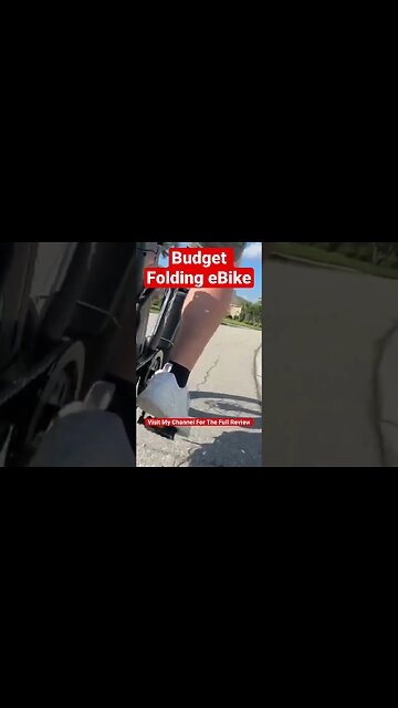 Budget Folding eBike #ebike #electricbike #ebikelife