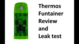 Thermos funtainer mincraft creeper review leak test