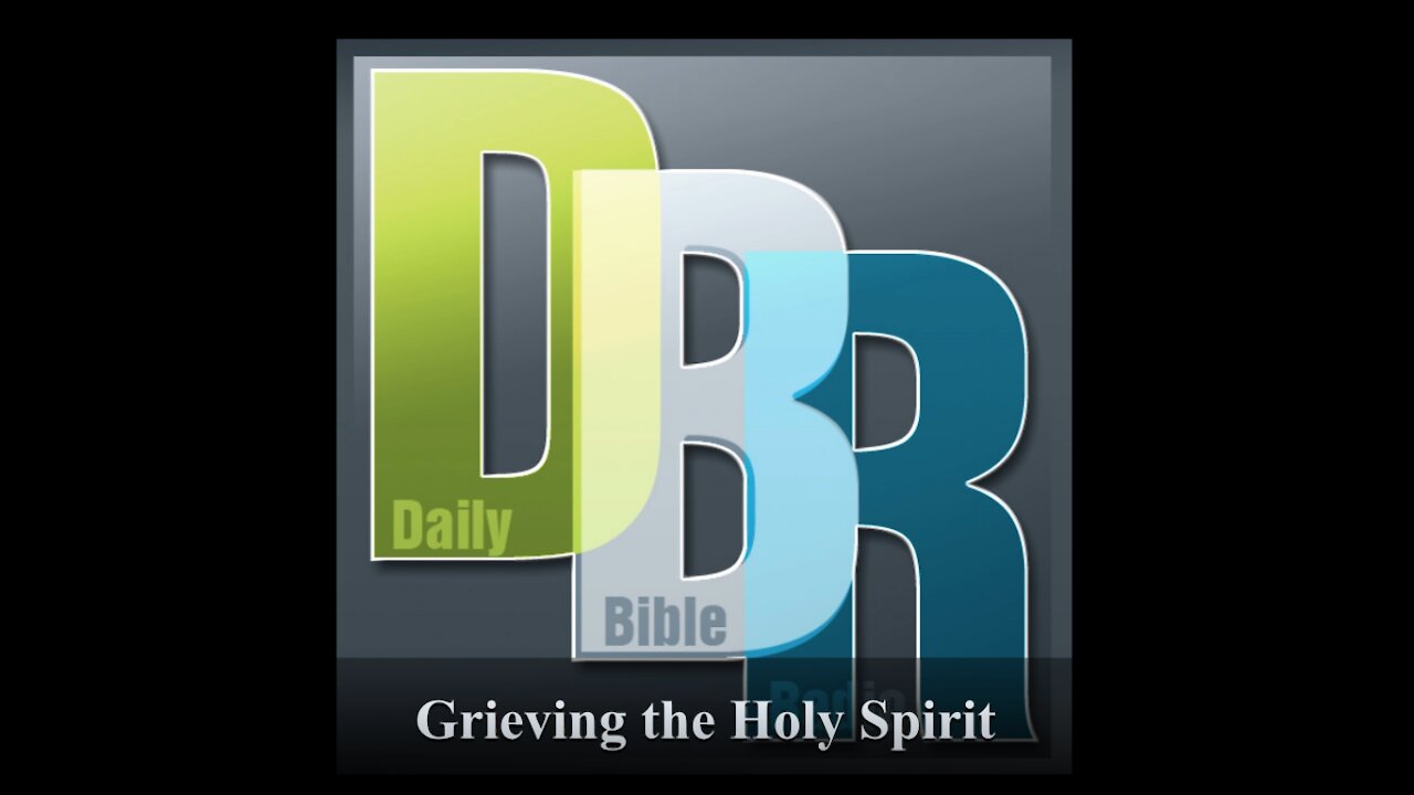 Grieving the Holy Spirit