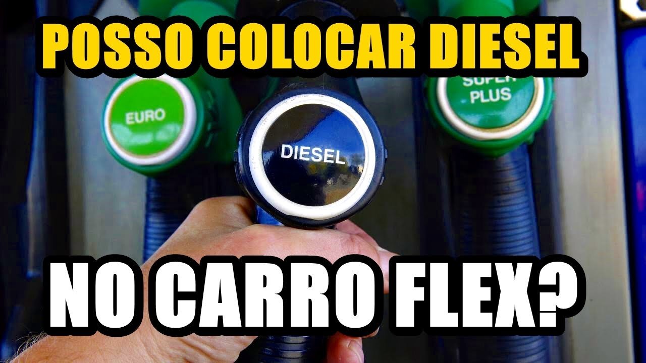 PODE COLOCAR DIESEL NO MOTOR GASOLINA E ÁLCOOL?