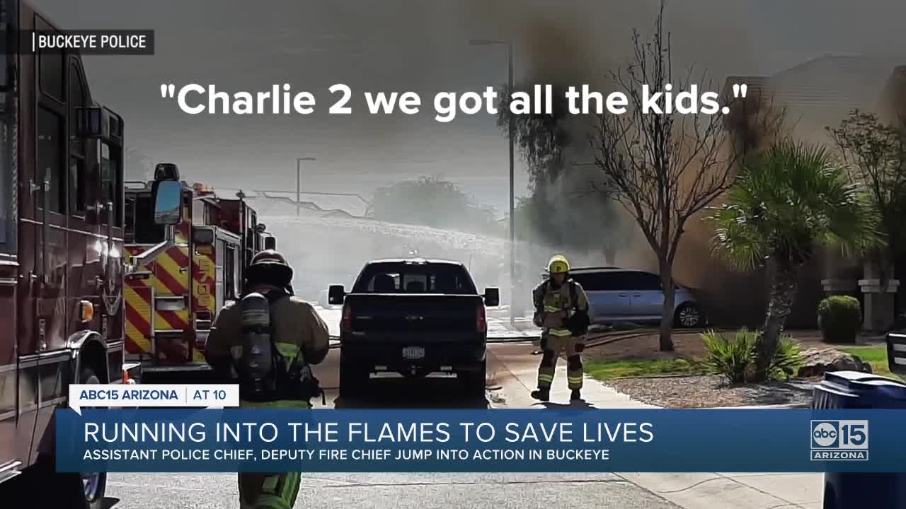 Valley first responders run into flames to save lives