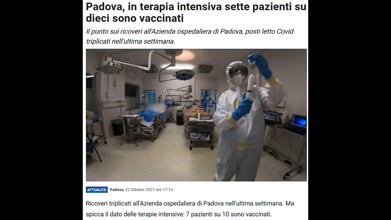 Dr. Barbara Balanzoni - Padova, 7 su 10 in terapia intens. sono vacc...