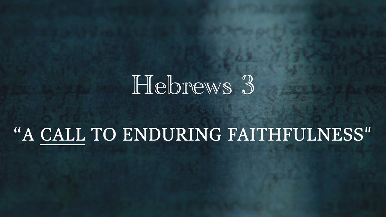 A Call To Enduring Faithfulness | Jubilee Worship Center