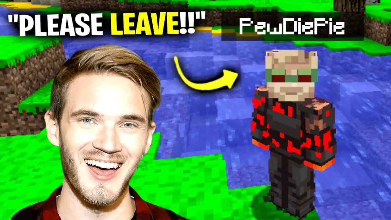 I Found PewDiePie's SECRET Minecraft World