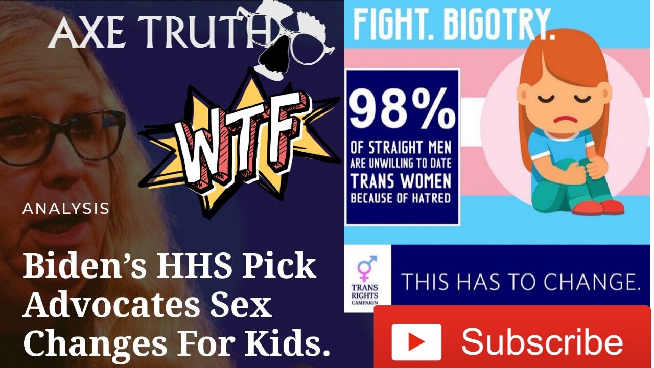 Biden’s HHS Pick Advocates Sex Changes For Kids #TransgenderAgenda