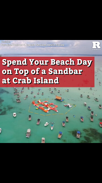 Spend Your Beach Day on Top of a Sandbar at Crab Island