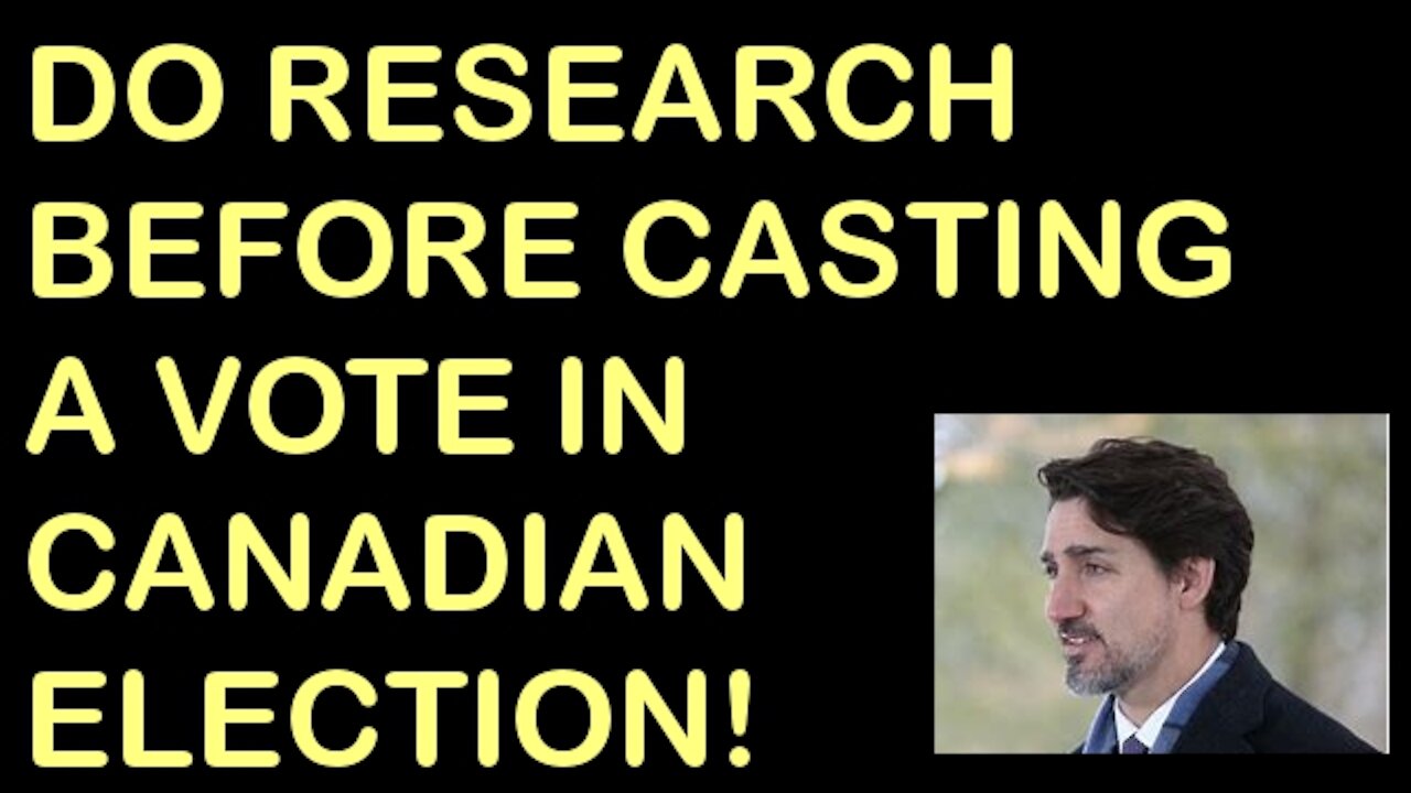 Canadian PM wants people to take covid vaccine and calls an election.