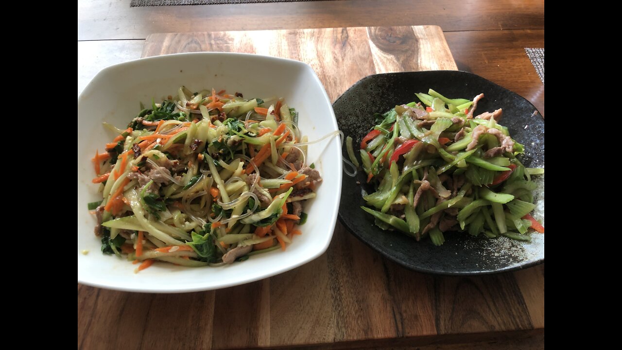 Celery Pork Stir Fry