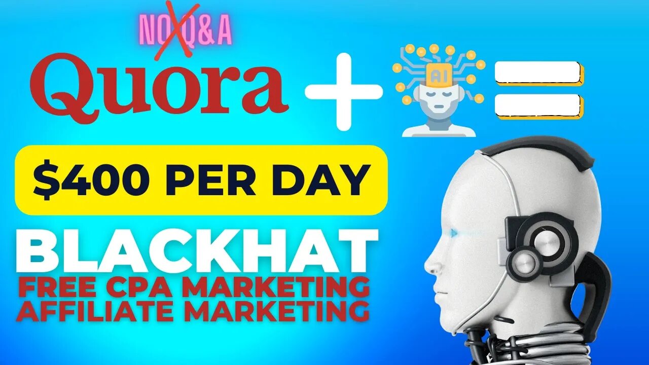 BOT CPA Marketing Free Traffic Method, $400 Per Day, Black Hat Method, Make Money Online