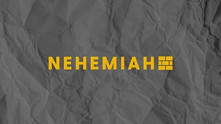 Nehemiah 1:1-4 A Look at Reality