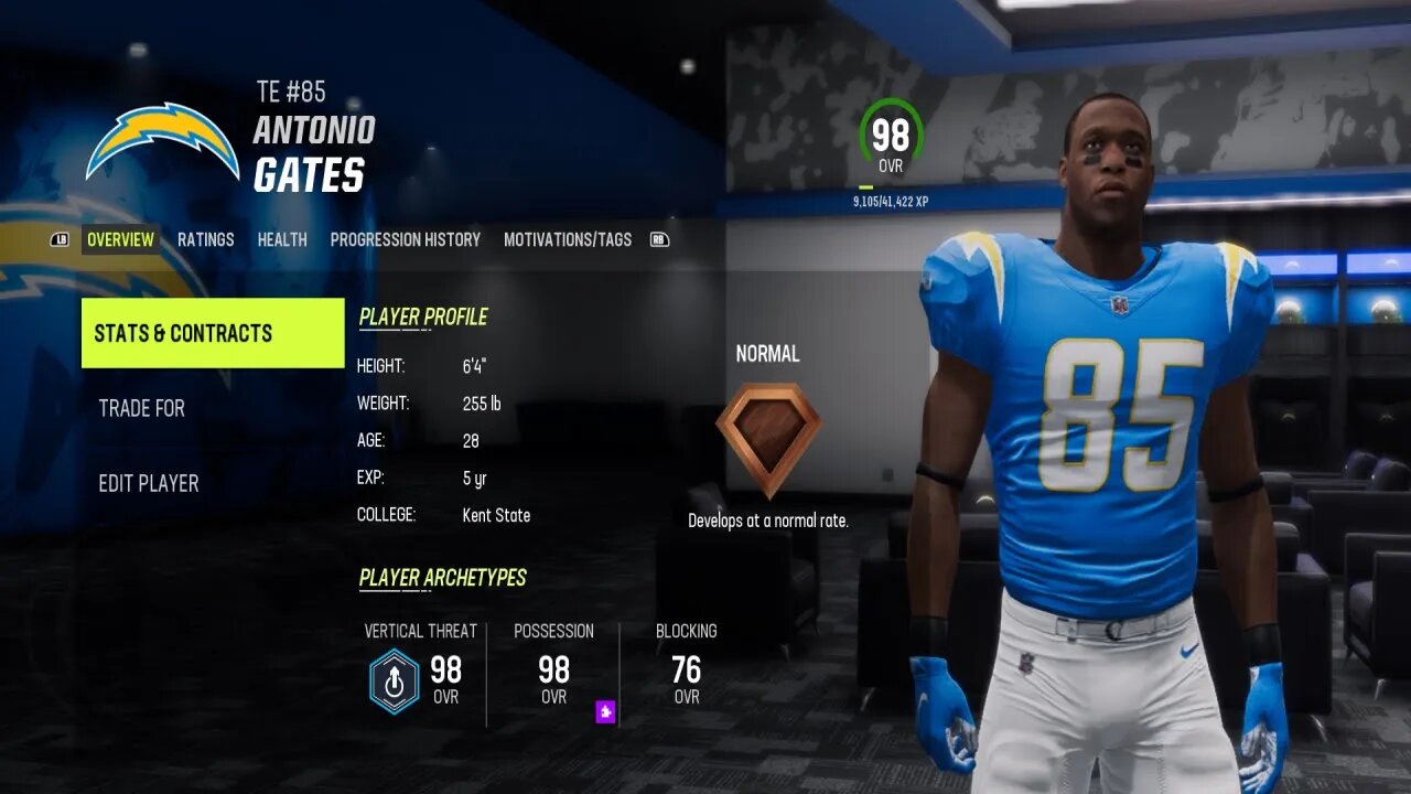 How To Create Antonio Gates Madden 23