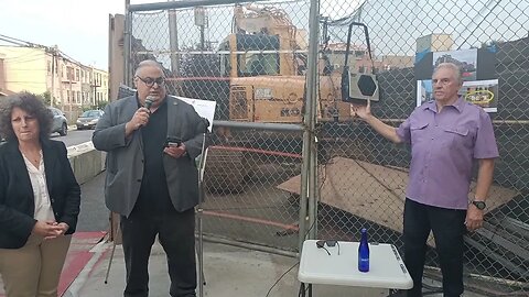 Assemblymember Lester Chang Rally Infront of the demolition site of 1222 63rd st BK 7/19/23