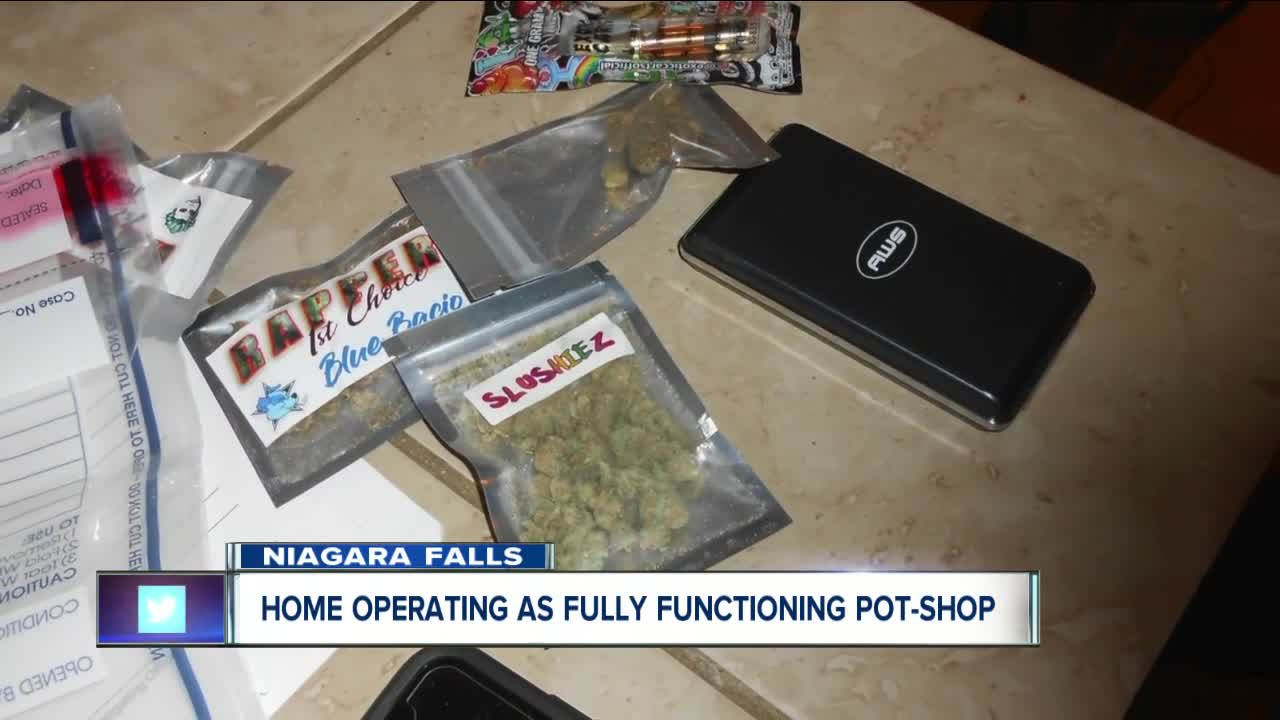 Niagara Falls home operating as illegal marijuana dispensary