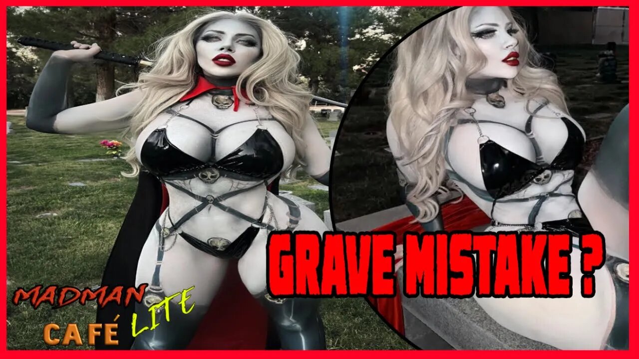 Lady Death Caught Twerking in a Cemetery