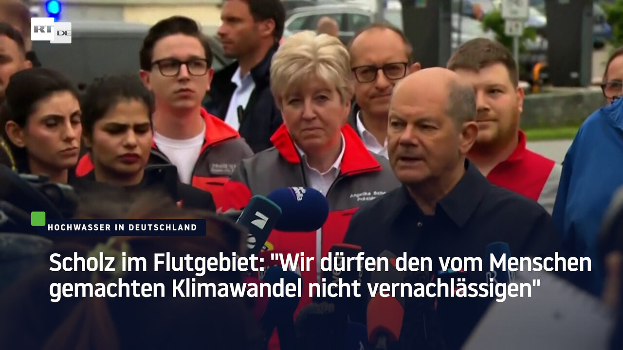 Bereits mehrere Tote: Scholz besucht Hochwassergebiet in Bayern und sichert Solidarität zu