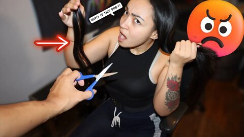 I Can't Believe He Did This To My Hair
