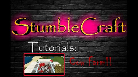 Cow Farm StumbleCraft Bedrock Tutorial