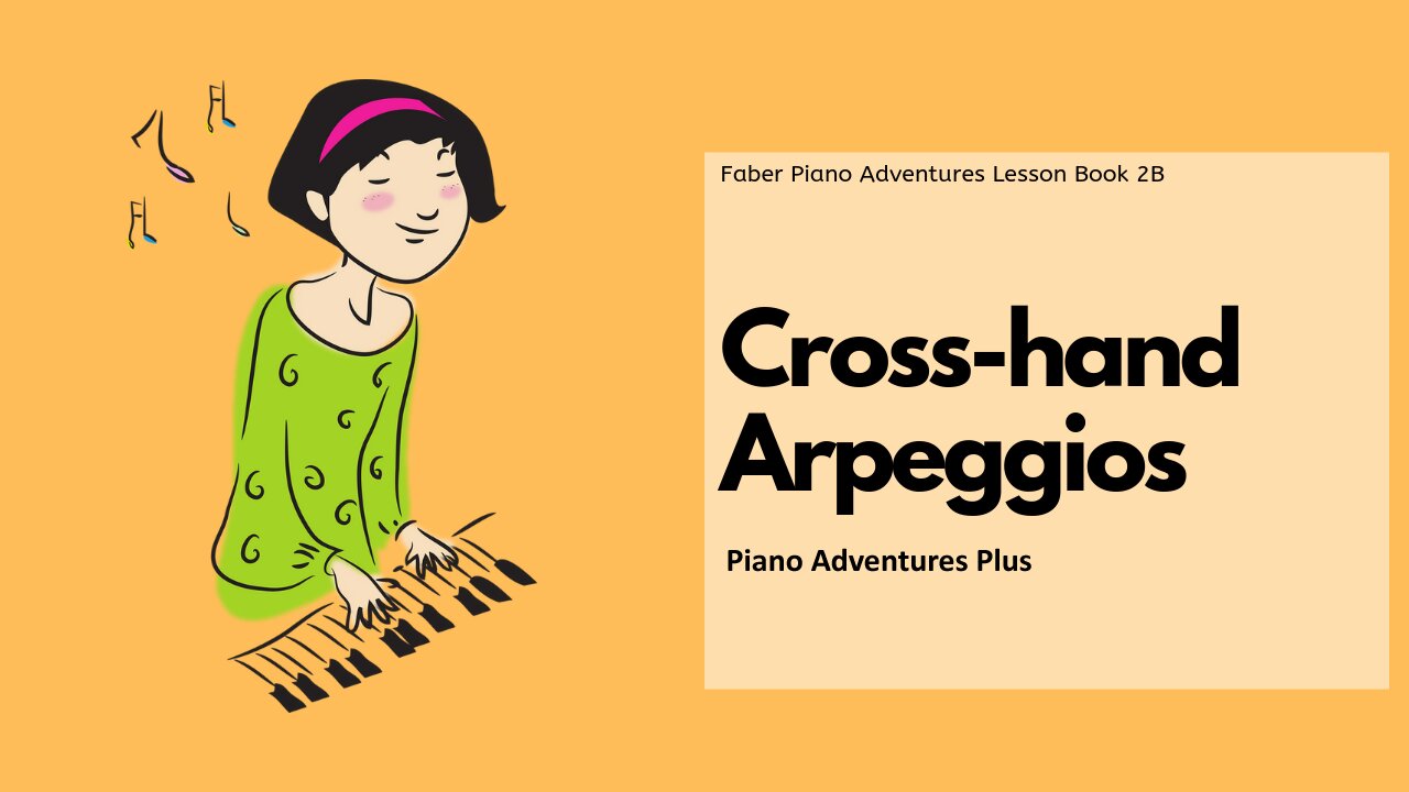 Piano Adventures Lesson Book 2B - Cross Hand Arpeggios