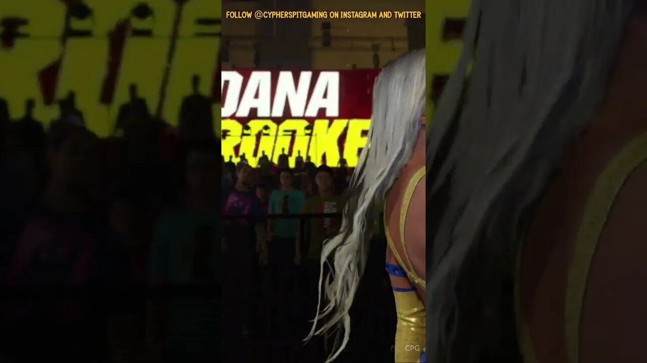 Dana Brooke 💪 Entrance #wwe2k23 #shorts #wwe