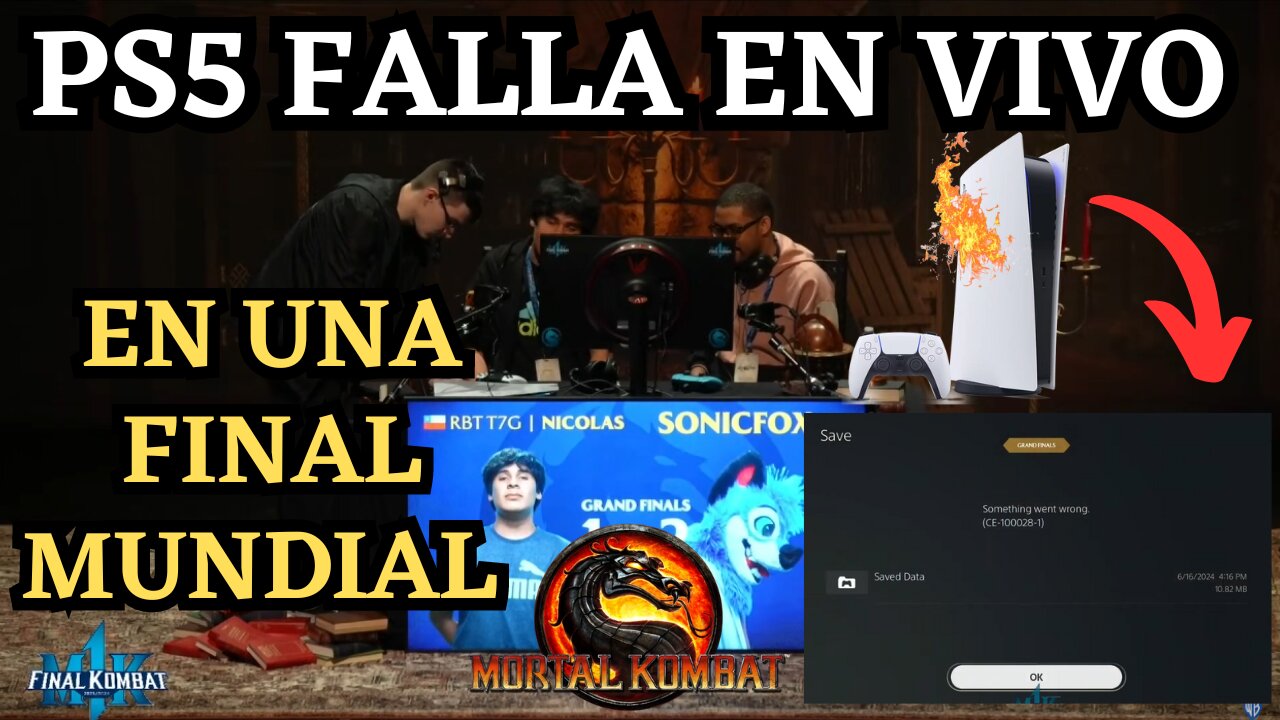 PS5 TIENE UN FALLO EN LA FINAL MUNDIAL DE MORTAL KOMBAT